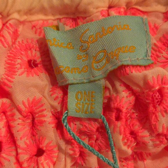 NWT Antico Sartoria 2-Piece Crop Top + Maxi Wrap Skirt Set Eyelet Lace, One Size - Picture 9 of 11